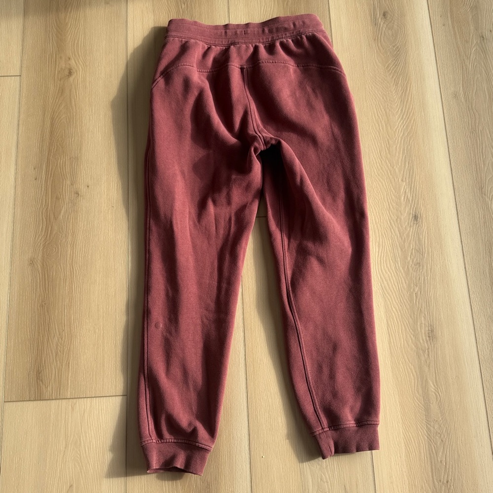 Lululemon Scuba High-Rise Jogger Smoky Red Size 4 Cotton Terry - Picture 5 of 7